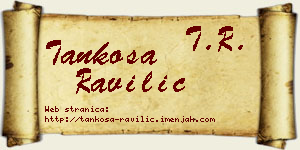 Tankosa Ravilić vizit kartica